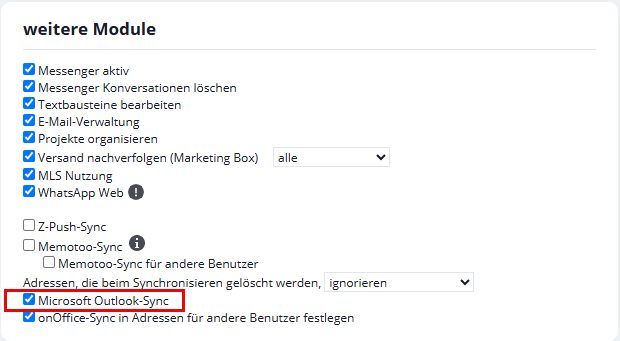 Einstellungen-Benutze-Rechte-weitereModule-MS-Sync