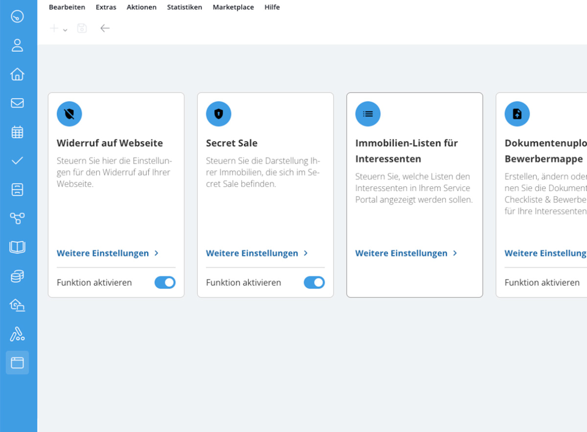 WP Webseite - Einstellungen Serviceportale 3